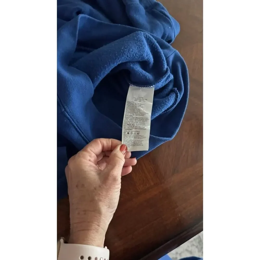 Nike Kids Blue Pullover Hoodie | Size Small 5-6Y